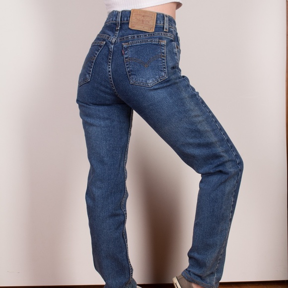 Levis Denim - Vintage Levis 512 Slim Fit Tapered Leg Mom Jeans